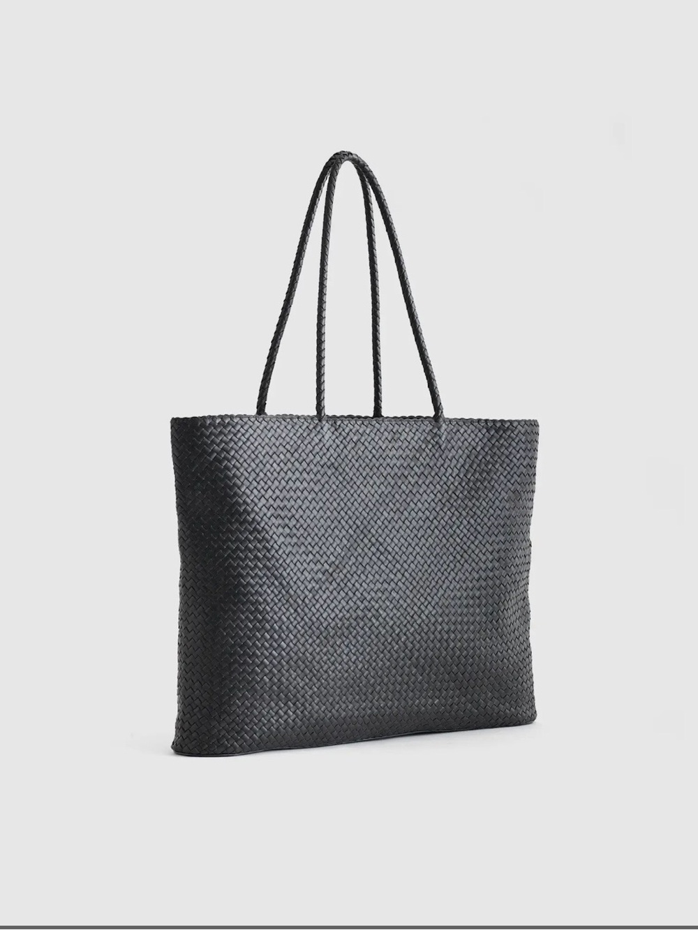 Quince Italian Leather Handwoven Tote Bag - Picture 2 of 11